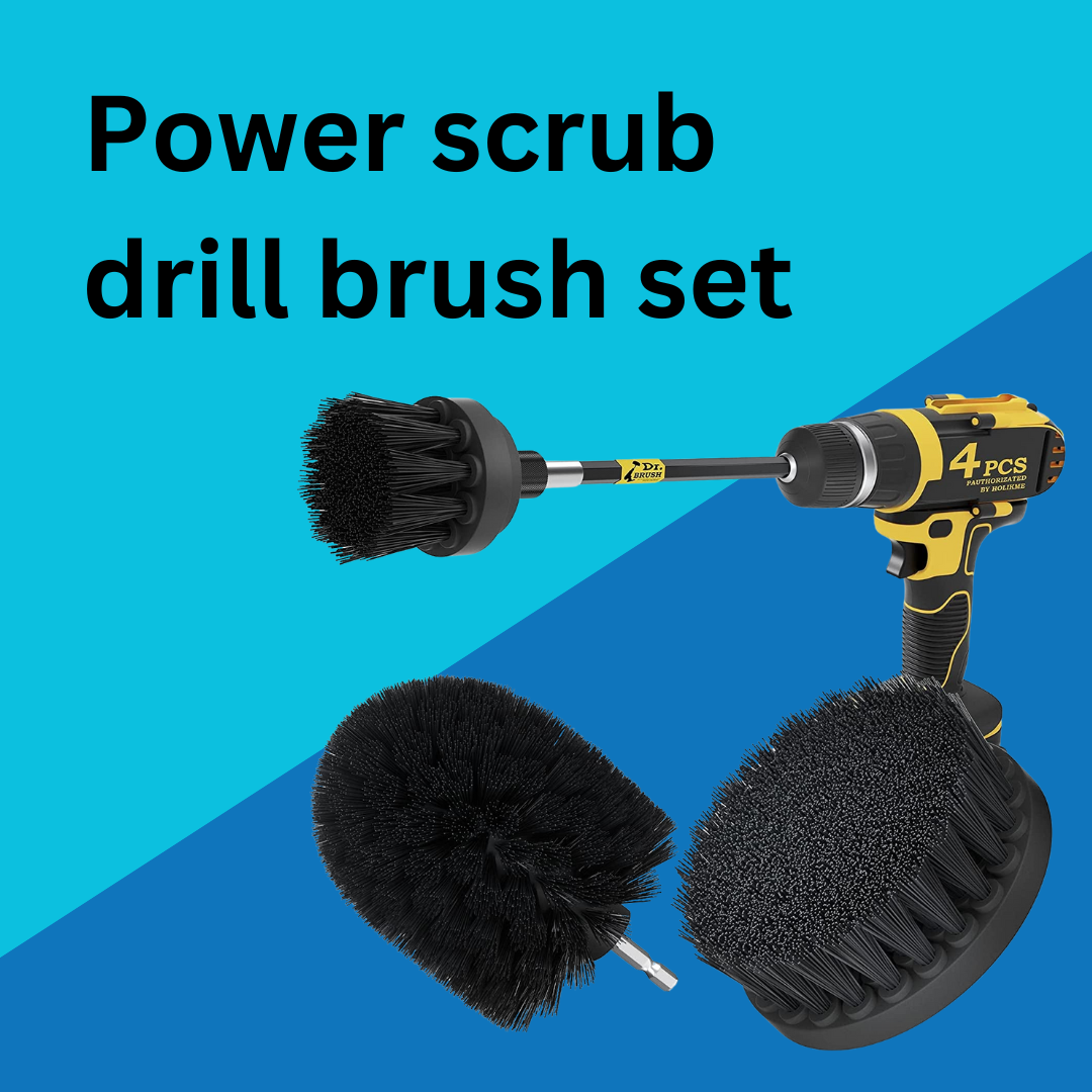 Game Changer Power Scrub Drill Brush Set