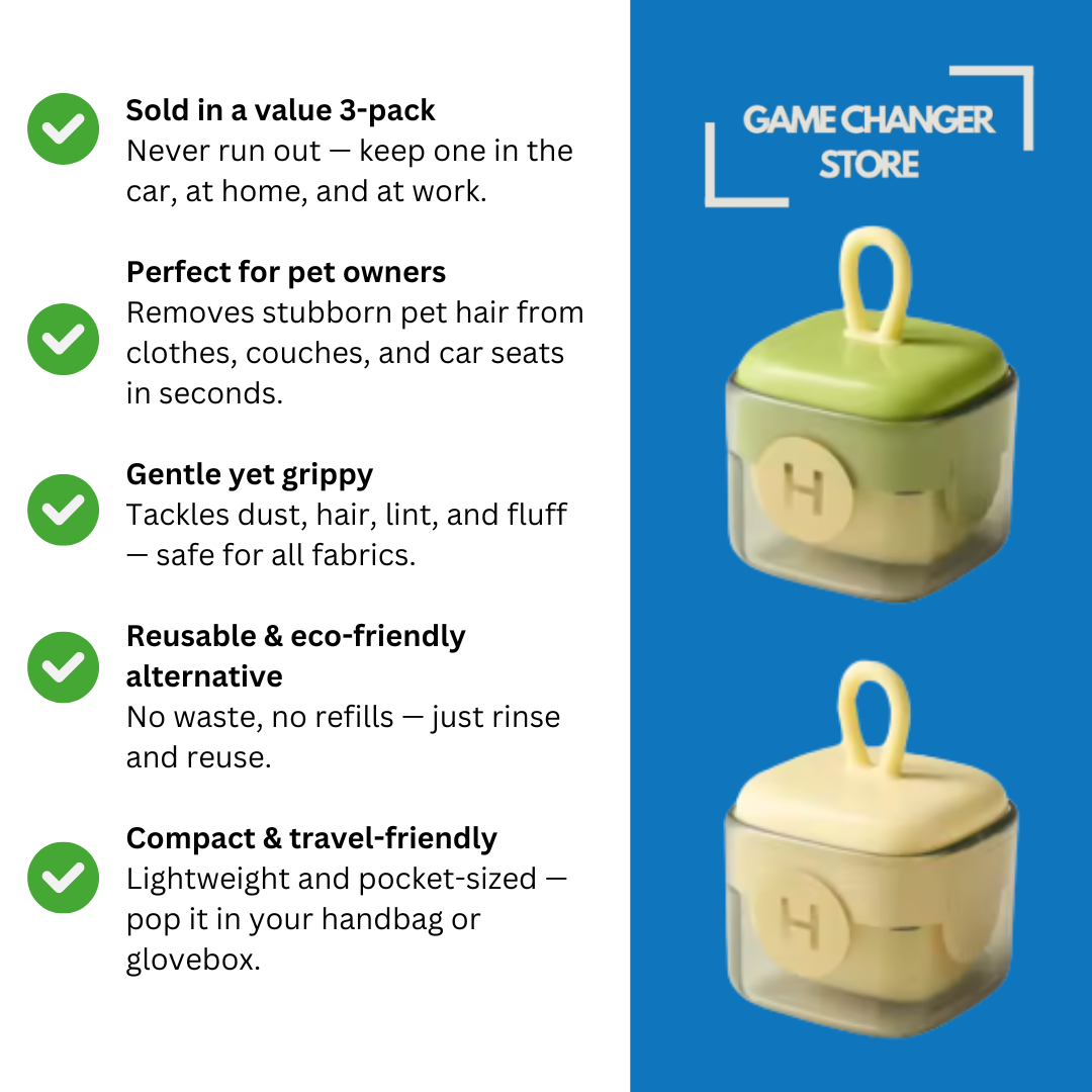 Game Changer Lint Roller (3-pack)