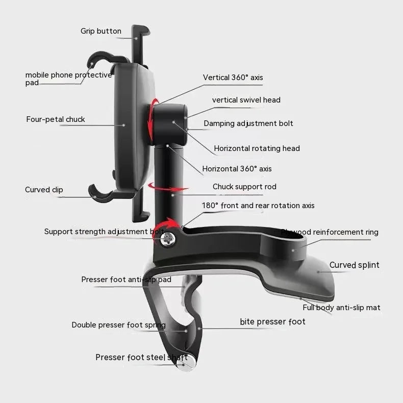 Game Changer Store's 360-degree car phone holder