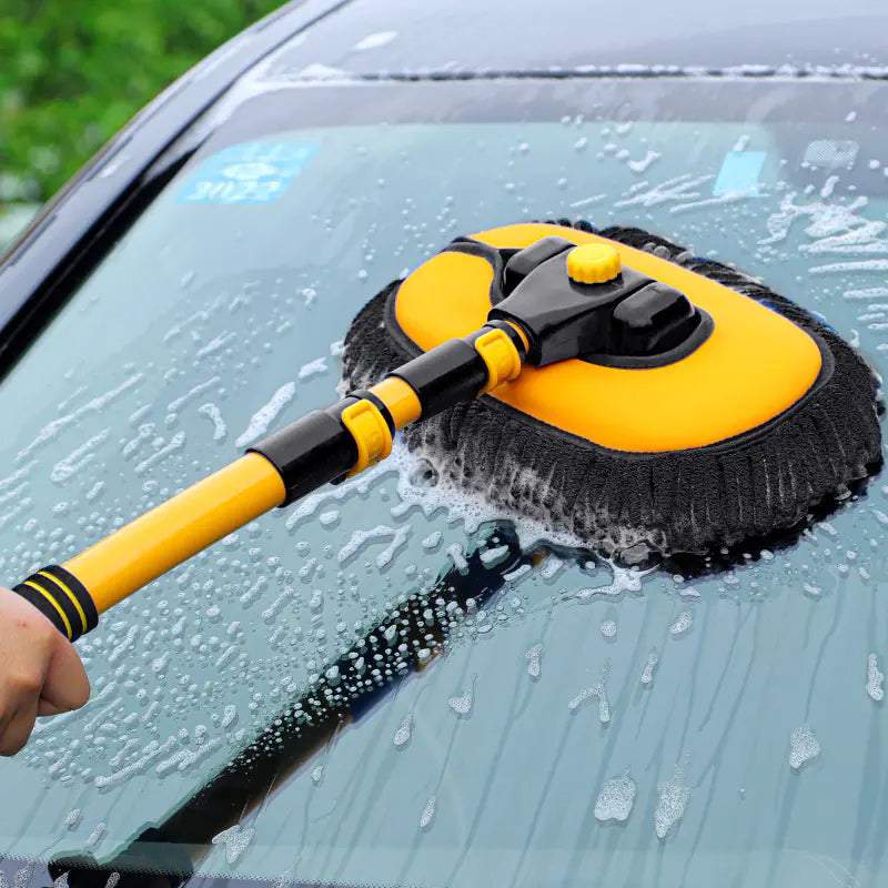 Game Changer Car Cleaning Mop; Long Handle and Soft Bristles