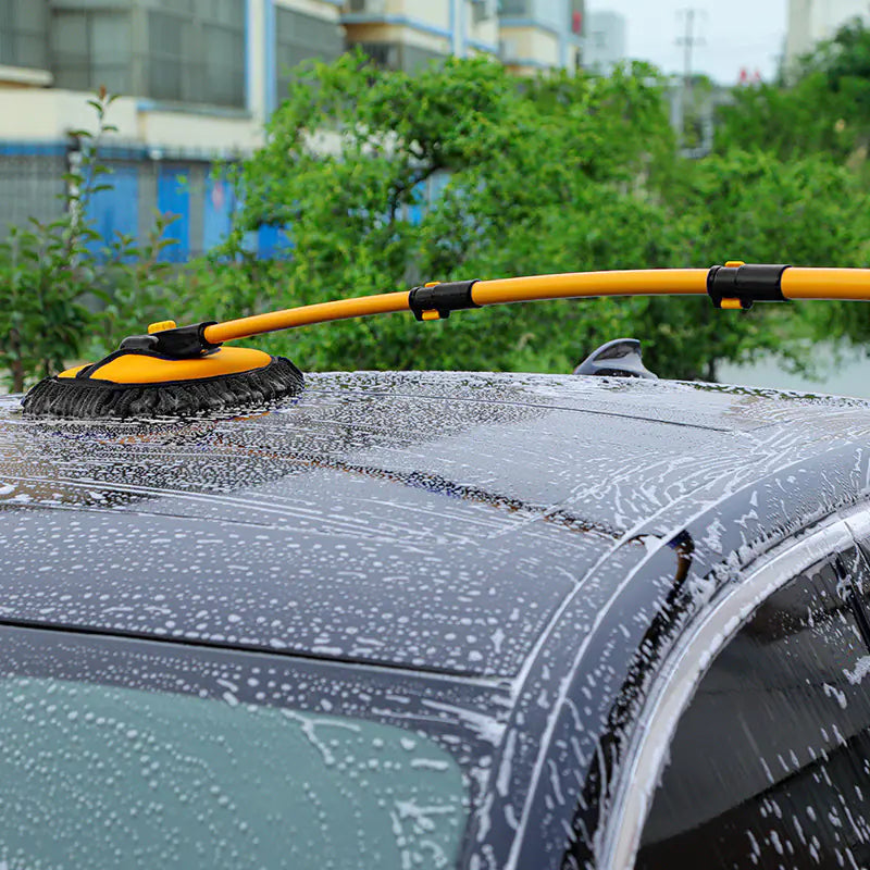 Game Changer Car Cleaning Mop; Long Handle and Soft Bristles
