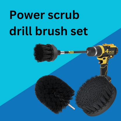 Game Changer Power Scrub Drill Brush Set